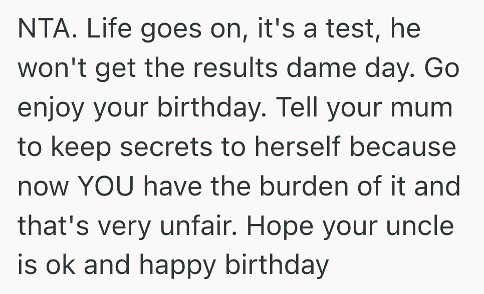 Screenshot 2025 07 07 at 2.43.30 AM Shes Excited About Her Birthday, But When She Found Out Her Uncle Might Have Cancer, She Thought About Canceling Her Plans